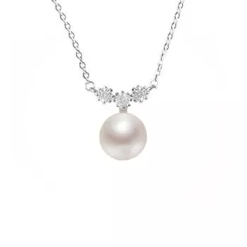 Изысканное ожерелье из циркония со звездой, женская легкая роскошная цепочка на ключицу из нержавеющей стали с имитацией жемчуга