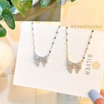 Изысканное ожерелье из стерлингового серебра S925, женский нишевый дизайн, темперамент, чаша, звено