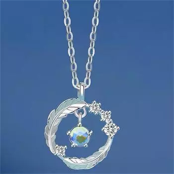 Изысканное ожерелье с подвеской в виде цветка и сердца для женщин, цепочка для ключицы с кристаллами и цирконами, ювелирные изделия для свадебной вечеринки A2