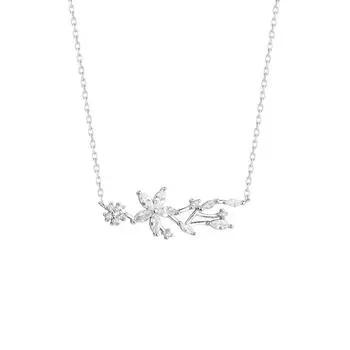 Изысканное ожерелье в виде цветочной ветки, созданное женским меньшинством, милая летняя цепочка-воротник