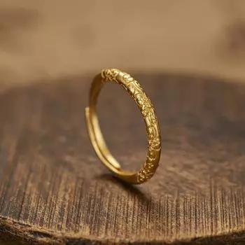 Изысканное регулируемое золотое кольцо с уникальным дизайном для женщин, идеально подходящее для повседневных и официальных случаев