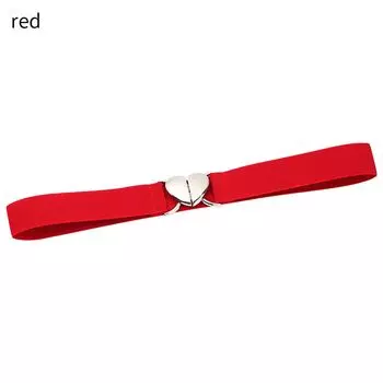 Изысканное Стрейч Платье Украшение Эластичные Ремни Поясные Ремни Декоративный Пояс Поясной Ремень красный