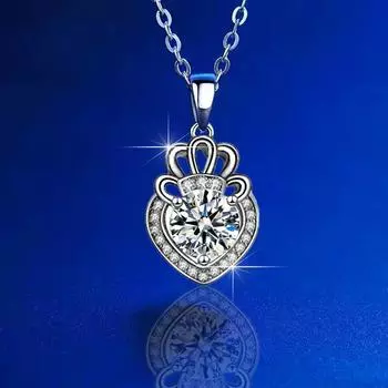 Изысканное женское ожерелье с подвеской Ins Niche женское ожерелье с короной, сердечком, ключицей, цепочкой