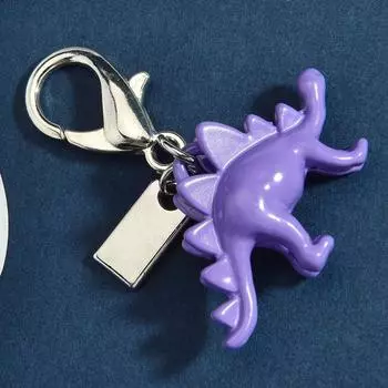 Изысканные брелоки для ключей с динозаврами из цветов высокого класса для женщин Y2K подвеска для сумки брелок для ключей от машины ювелирное украшение подарок декоративные аксессуары