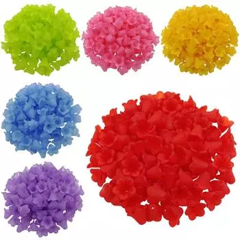 Изысканные бусины-разделители «сделай сам», новые 50 шт., шапки для бисера, изготовление ювелирных изделий, утренний кровавый цветок, акрил ярких цветов, высококачественные матовые 13x10 мм, ручные аксессуары розы красного