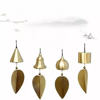 Изысканные и креативные украшения из чистой меди в виде колокольчиков для дома, балкона, спальни, автомобиля, подарка на день рождения
