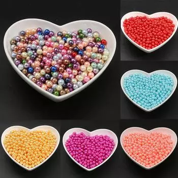 Изысканные искусственные жемчужные бусины без отверстий своими руками, круглые наполнители, аксессуары для украшения, аксессуары для изготовления ювелирных изделий из АБС-пластика, акрила, ручные аксессуары 10mm 50PCS темно-серого