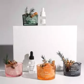 Изысканные камни, эфирное масло, диффузор, натуральный арома-камень, диффузор из кристаллов для помещений зелёный