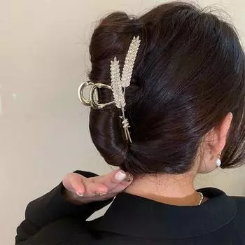 Изысканные металлические когти со стразами, роскошные заколки для волос с геометрическим рисунком, когти, заколки, заколки для волос, аксессуары для волос для девочек, головные уборы