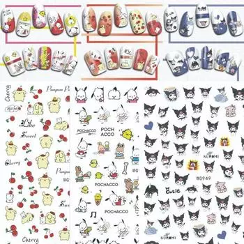 Изысканные наклейки для ногтей с уникальным рисунком, аксессуары для ногтей, декоративные B