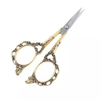 Изысканные ножницы в стиле ретро из нержавеющей стали, классические ножницы для сливовых ножниц, крестообразные ножницы из нержавеющей стали