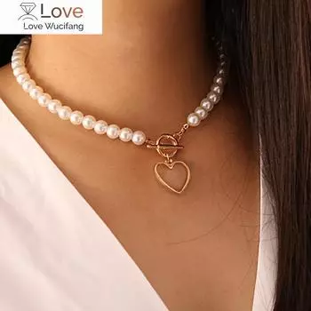 Изысканные ожерелья со стразами и звездами-крестами для женщин, модные цепочки с искусственным жемчугом, чокеры, ожерелья, модные украшения