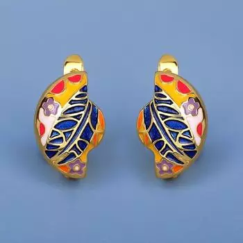 Изысканные простые цветные эпоксидные женские серьги в форме цветов, модные свадебные украшения, эмаль ручной работы разноцветный
