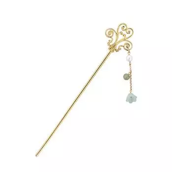 Изысканные пучки волос в древнем стиле магнолии, костюмы, простые бусины, украшение маленьких ступенек Линлун, мюли в китайском стиле Shake