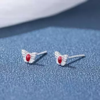 Изысканные серьги-бабочки для женщин с небольшими легкими роскошными высококачественными дизайном, маленькие серьги