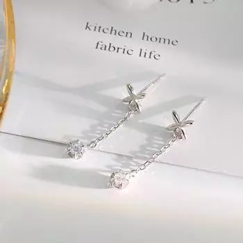 Изысканные серьги-кисточки с цветком. Легкие, роскошные, модные, высококачественные длинные серьги, которые сделают ваше лицо тоньше.