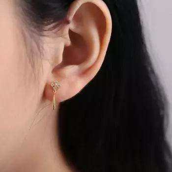 Изысканные серьги с бриллиантами, простые, темпераментные, универсальные серьги, серьги, новые модные серьги для женщин