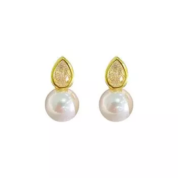 Изысканные серьги с каплями воды, нежные серьги с жемчугом для женщин, легкие, роскошные, высокого класса, темпераментные, дорожные серьги