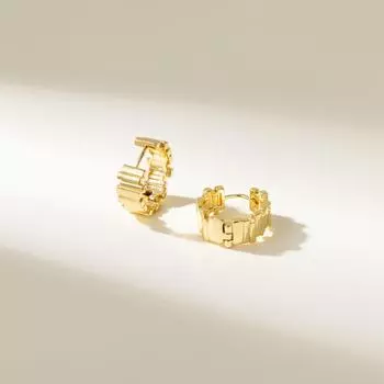 Изысканные серьги с медным покрытием 18 карат для женщин — элитный, универсальный, нишевый дизайн null