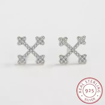 Изысканные трендовые серьги-гвоздики со снежинками из стерлингового серебра 925 пробы для женщин, оригинальные обручальные украшения из стерлингового серебра 925 пробы серебряный