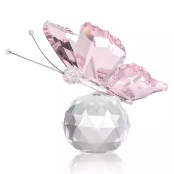 Изысканные украшения в виде хрустальной бабочки для любого случая, подарок ручной работы синий