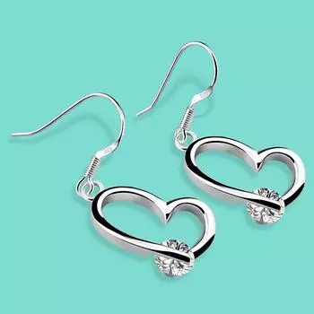 Изысканные ювелирные изделия, женские серьги из стерлингового серебра 925 пробы, серьги с инкрустацией цирконом CZ, роскошные очаровательные серьги, подарки на годовщину