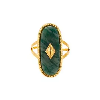 Изысканные винтажные открытые кольца с ракушкой, преувеличенное кольцо на палец, уникальные кольца с овальным камнем, подарок зелёный