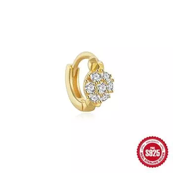 Изысканные высококачественные серьги-гвоздики из стерлингового серебра 925 пробы с сотами, персонализированные модные женские серьги из серебра по всему телу, инкрустированные бриллиантами 925 Silver