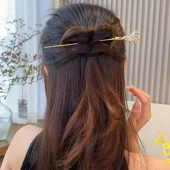 Изысканные заколки для волос со стразами и жемчугом, милые полые сердечки, бант, корона, сплавная бижутерия для женщин, девушек, модные аксессуары для волос для вечеринок