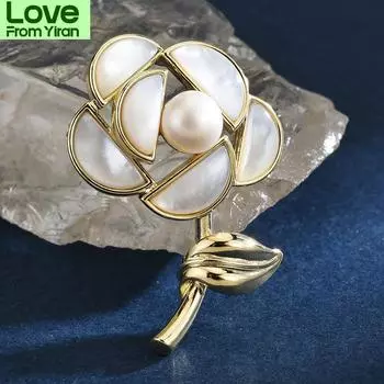 Изысканные женские и женские броши-цветы с жемчугом, булавки, модные элегантные женские банкетные вечеринки, высококачественные значки с растениями, аксессуары, подарок