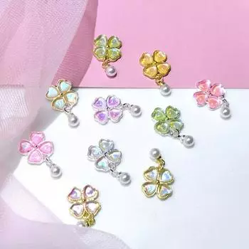 Изысканный блеск для ногтей из сплава с орнаментом, многоцелевой, не выцветающий D