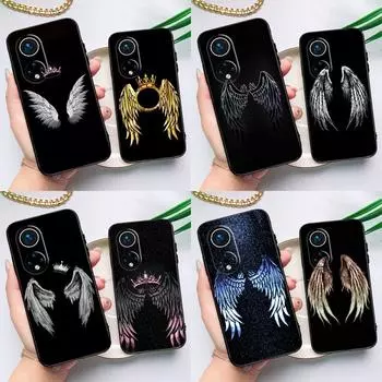 Изысканный чехол с крыльями для Huawei Honor Magic 5 Lite 70 50 X8 X9 a P20 P30 P40 P50 P60 Pro P Smart Nova 9 5T P Smart 2021