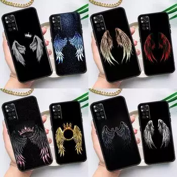 Изысканный чехол Wings для Xiaomi Redmi Note 10 11 Pro 8 9 12 Pro 11S 10S 9S Redmi 9 10 12C 9C 10C задняя крышка Redmi 10