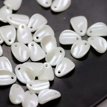 Изысканный DIY для изготовления ювелирных изделий, высокое качество, 100 шт./упак., аксессуары, цветочные бежевые свободные бусины 5