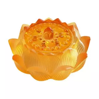 Изысканный и нежный внешний вид Лотос курильница для создания атмосферы Творческий Лотос белый
