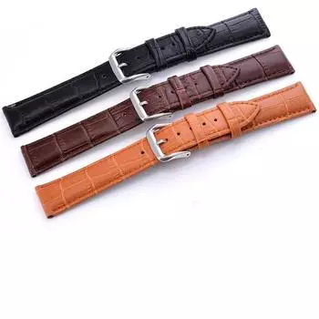 Изысканный кожаный ремешок ручной работы из натуральной кожи шириной 12–22 мм Ремешки для часов Ремешки для часов 12mm розовый