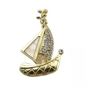 Изысканный креативный парусный мужской женский костюм ретро брошь булавка вечерние одежки броши аксессуары