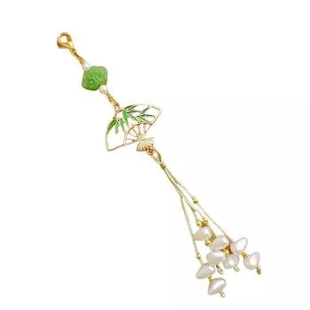 Изысканный кулон-подвеска в виде ракушки на удачу, изысканная подвеска-ракушка для сумки и мобильного телефона, прочные подвески-веера для телефона A