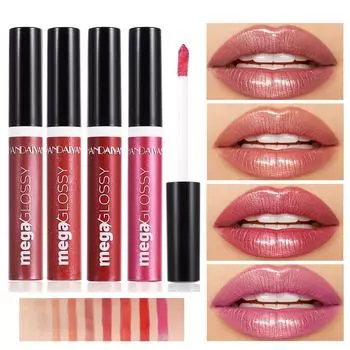 Изысканный мерцающий блеск для губ с перламутровым блеском. Стойкий увлажняющий блеск для губ. Жидкая губная помада