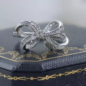 Изысканный модный лук-циркон AAA, высококачественный бутик ювелирных изделий для посещения банкетов, подарок на годовщину свадьбы, аксессуары 9 белый