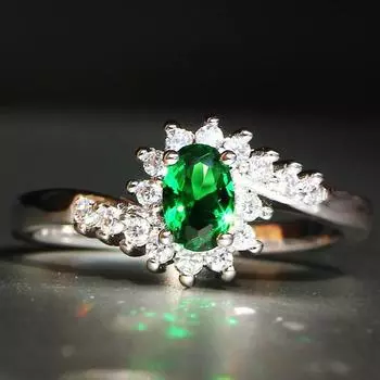 Изысканный натуральный сапфир, драгоценные камни, опал, камень для невесты, принцессы, свадебное обручальное кольцо, странное кольцо 6 темно-синий