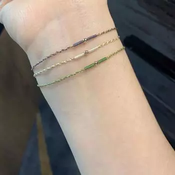 Изысканный плетеный цветной браслет из веревки для женщин, аксессуары на запястье, популярный женский браслет-цепочка ручной работы, женский ювелирный подарок чёрный