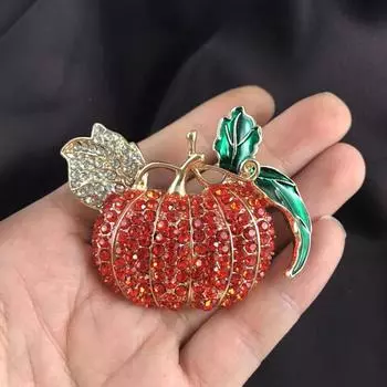 Изысканный подарок на Хэллоуин модные украшения тыква лацкан брошь костюм женская брошь корсаж булавка C