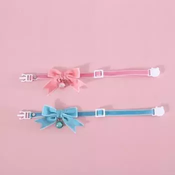 Изысканный противоударный удобный для ношения ошейник для домашних животных аксессуары для кроликов принадлежности S синий