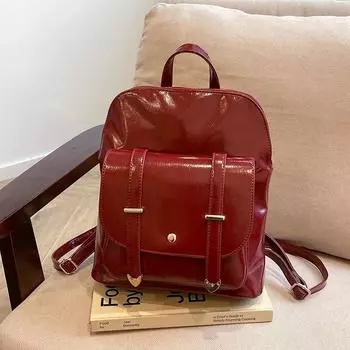 Изысканный ретро-портфель для женщин, новый ежедневный рюкзак для поездок в университетском стиле