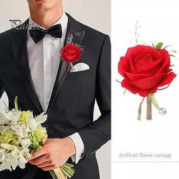 Изысканный романтический освежающий значок для костюма жениха, булавка для пальто для свадебной вечеринки, свадебный реквизит шампанского
