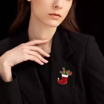 Изысканный рождественский снеговик елка броши унисекс эмалированные булавки банкетный корсаж одежда аксессуары подарки as the picture