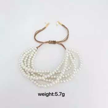 Изысканный женский браслет из бисера и жемчуга, изысканная простая модная сумка из настоящего золота 14 карат, стильные ювелирные изделия из ниши слоновая кость