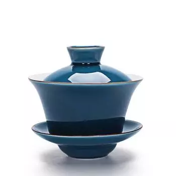 Изысканный знаменитый чайный сервиз Guan, 140 мл, Gaiwan, фарфоровый набор чайных чашек, покрытая миска с крышкой, чашка, блюдце, чашка
