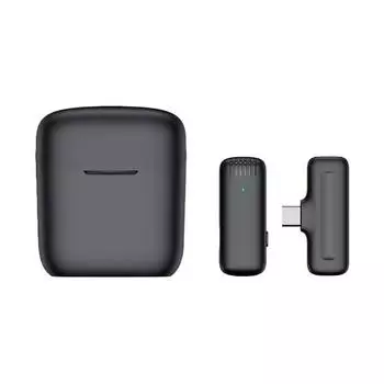 J11 беспроводной петличный микрофон с шумоподавлением, радиопередача в прямом эфире, беспроводной микрофон-клипса с отделением для зарядки